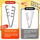 New Upgrade Texture Comb, Volumizing Wide-Tooth Hair Styling Comb, Fluffy Wide Tooth Curly Hair Comb, Men's Textured StylingComb, Fringe Parting Styling Accessory (2PCS)