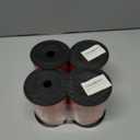 4 x Red Curling Ribbon, 3/16" x 500 Yards, Polyester, Multi-purpose, Solid Red, Classic, For Special Occasions