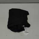 ZENUTA Long Sleeve Dress for Women, Sexy Mini Casual Ruched Bodycon Ribbed Slim Fit Scoop Neck Dress (Medium, Black)