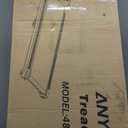 Walking Pad Treadmill, Anylife Incline Walking Pads Under Desk 330lb Capacity, 2.5HP Portable Treadmills for Home, Compact Treadmill Small Running Pad with LED Display, Remote Control (Black Red)