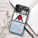Hunter License Anime Manga Artistic Glass Phone Case for iPhone 13 Pro