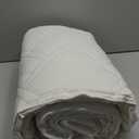 YOUR MOON Wool Fleece Mattress Pad Twin Organic Australian Wool Plush Mattress Topper, 370GSM Velvet Breathable Bed Mattress Cover with 16" Deep Pocket, 39"x75", White