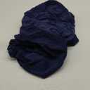 Genina Waterproof Chair Seat Covers Dining Room Chair Covers Stretch Seat Cover for Dinning Room Chair Protector Slipcovers for Kitchen, Hotel (4, Flower Pattern-Navy Blue)