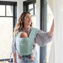 Ergobaby Embrace Newborn Baby Carrier for Infants 0-12 Months (7-25 lbs) - Ergonomic 2-Position Infant Carrier with Head and Neck Support, Hip-Healthy Positioning - Jade Green