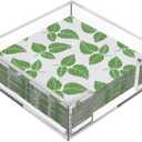 MaxGear Acrylic Napkin Holder for Table, Clear Guest Towel Holder, Beverage Buffet Paper Napkin Caddy for Bar, Party, Dinner, Kitchen & Dining Room, Bathroom, Perfect for 5.5 x 5.5 inches Napkins