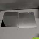 Blulu 2 Pcs Magnetic Locker Mirror Small Real Glass School Rectangular Locker Magnetic Makeup Mirror for Bathroom Household Refrigerator Cabinet(7.1 x 6 Inches)