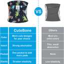CuteBone Dog Diapers Male Belly Bands 3 Pack for Male Dogs Reusable Puppy Wraps, M