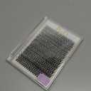 B&Q Lash Clusters 280PCS Natural Eyelash Clusters 40D D 14mm Individual Lash Wispy Eyelash Extension with Soft Thin Band Classic Look Pestaas Postizas Comfortable DIY at Home(40D-D-14mm)