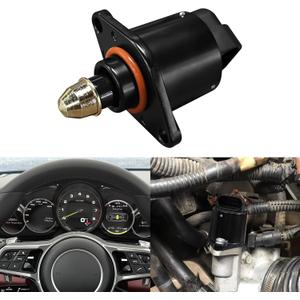 Car Idle Speed Control Valve, Automotive Fuel Injection Idle Air Control Valve for Stable Engine Operation Compatible with King Kong Idle Motor, Auto Replacement Parts #90380 10526 90325864