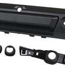TQPONLY Tailgate Handle with Keyhole&Camera Hole,Compatible with 2017-2020 Ford F250 F350 F450 F550 Super Duty Pickup Rear Door Latch Handle (Textured Black)