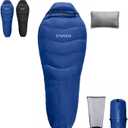 Down Sleeping Bag with Pillow for Backpacking,15℉ 5℉ 0℉ Wide Down Sleeping Bag (86.6 in x 33.5 in) for Adults,Youth Camping and Hiking Outdoor with 680FP Duck Down