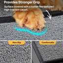 PetThem Dog Ramp for Car 63" Long & 17" Wide Portable Dog Ramps for Large Dogs with Non-Slip Rug Surface Dog Car Ramp for SUV Car & Truck, Folding Dog Ramp Up to 250LBS