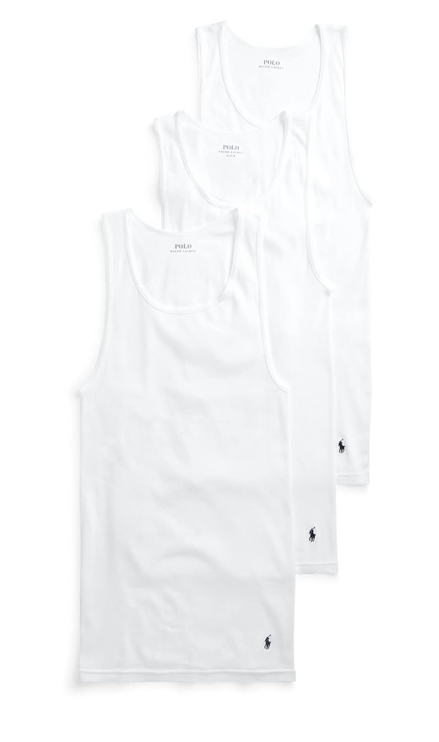 POLO Ralph Lauren Men's Classic Fit Cotton Tanks 3-Packs. Size 3X