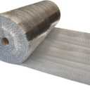 USA Reflective Insulation Bubble Roll, 48" Width x 125' Length, Colder Climates, One-Sided Thermal Bubble Roll, Radiant Barrier Wrap