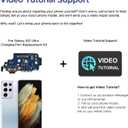 for Galaxy S21 Ultra 5G Charging Port Replacement US Version, Dock Charging Board Compatible with Samsung S21 Ultra 5G SM-G998U/U1, Includes Instruction & Toolkit