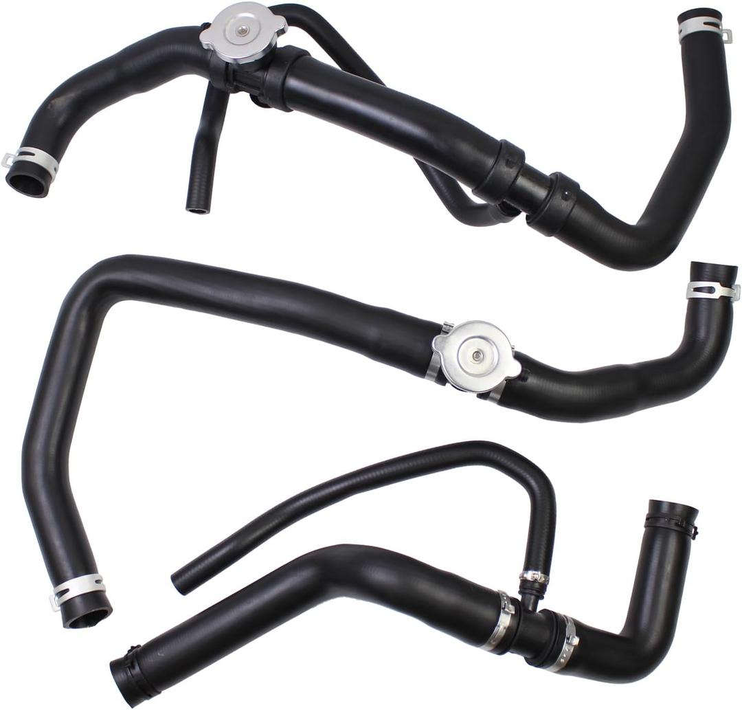 Radiator Coolant Hose Upper and Lower for Dodge Caliber 2007-2012, Jeep Compass Patriot 2007-2017
