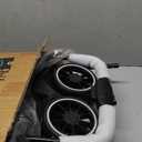 Pet Stroller, Dog Stroller for Small Medium Dogs Cats,3 Wheels, Foldable,with Breathable Mesh Canopy, Cup Holders, Easy Assembly, Grey (Dark Gray)