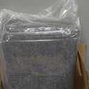 Mohawk Home 9' x 12' Premium Luxury Non Slip Rug Pad 1/4 Thick Dual Surface Felt + Rubber Gripper - Safe for All Floors, Synthetic Fiber, Grey