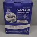 25-Pack Heavy-Duty Premium Vacuum Storage Bags  80% Space Saving! 5 Jumbo/5 Large/5 Medium/5 Small/5 Roll Bags + FREE Travel Hand Pump. Ultra-Thick, Airtight & Reusable