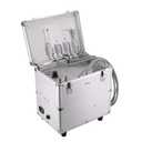 Portable Veterinary Dental Delivery Unit with Air Compressor and Suction System for Veterinary Dental Clinic and Pet Clinic (4-Hole Handle)