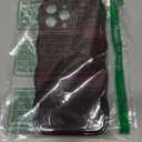 FABSPARK Phone Case for iPhone 13 Pro Max Case,Simple Wave Design Wavy Frame Soft Silicone Aesthetic for iPhone 13 Pro Max,Wine Red