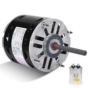 DL1056 Sleeve Bearing Direct Drive Blower Motor 1/2 HP, 1075 RPM, 3 Speed, 115 Volts 8 Amps, 48 Frame, Sleeve Bearing Compatible with A.O.Smith/Century/GE/Fasco/Emerson/Franklin/Dayton