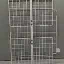 16-Inch Height Extension for Pet Gates, Adjustable Top Extension Piece for 26-42 Inch Wide Gates, Prevents Cats from Jumping Over, White