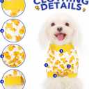 Paiaite Dog Pajamas Onesie: Comfortable Four-Legged Apparel for Small, Medium, & Large Dogs, Polyester Material for Comfort, Wrinkle Resistance, Moisture Wicking, Stretchiness Cartoon Duck M