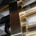 Delta Nicoli Centerset Brushed Gold Bathroom Faucet with Sprayer, 4 Inch 3 Hole Bathroom Sink Faucet with Pull Out Sprayer, Push-Pop Drain, Champagne Bronze 25749LF-CZPD