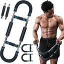 DERACY Twister Arm Trainer, Adjustable 60 - 110 Lbs Resistance Forearm Strengthener, Chest Workout Equipment, Arm Exerciser, Portable Home Gym Fitness Equipment