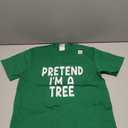Pretend I'm A tree Funny Lazy Last Minute Halloween Costume T-Shirt Kelly Green Large