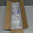 Under Desk Cable Management Tray, No Drill Mesh Desk Cable Tray, Wire Management Tray Cable Management Rack, Wire Organizer and Cable Management Box (White) (1Pack-White (15.3''))