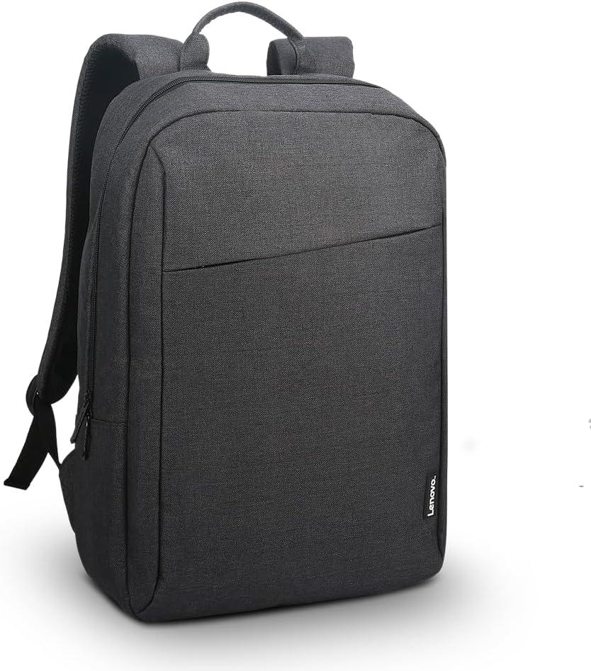 Lenovo Laptop Backpack B210, 15.6-Inch Laptop/Tablet, Durable, Water-Repellent, Lightweight, Clean Design, Sleek for Travel, Business Casual or College, GX40Q17225, Black