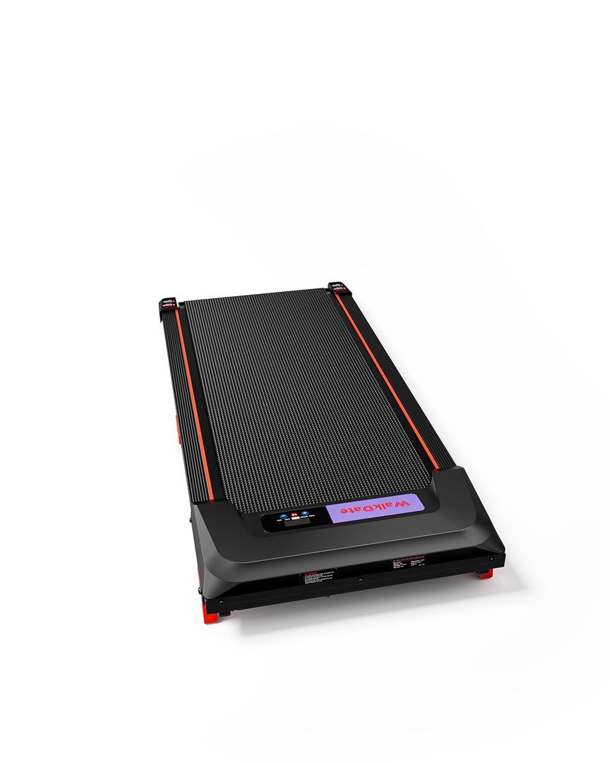 Walking Pad Treadmill, WalkDate Incline Walking Pad Under Desk Treadmills 330 Lbs Capacity, 2.5HP Low Noise Portable Running Machine for Home and Office, with LED Display, Remote Control, LakePurple