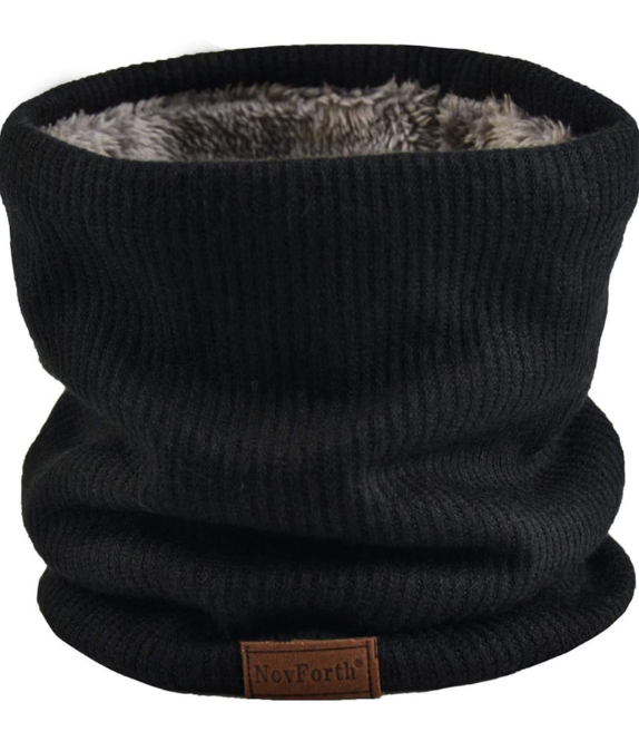 NovForth Winter Neck Warmer Men Ski, Neck Gaiter Face Scarf Women, Fleece Scarf for Men Gaiter Mask, Thick Windproof Scarves