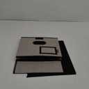 BALEINE File Organizer Box with Lid, Collapsible File Folder Organizer with Plastic Slide, Hanging File Folder Box for Office Document Storage (1 Pack, Beige)