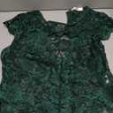 Avidlove Lace Bodysuits for Women Lingerie Bodysuit Tops One Piece Teddy Short Sleeve (Medium, Green)