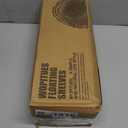 WOPITUES Wood Floating Shelves Set of 6, Shelves for Wall Decor, Farmhouse Shelf for Bedroom, Bathroom Storage Shelves, Book Shelves for Living Room - Rustic Brown (16.5 Inch)