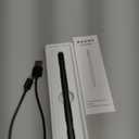 Stylus Pen for Android Tablet, Pom Tip Tablet Pencil for iOS/Android,Rechargeable Active Stylus Pen for iPhone/Samsung/XiaoMi/Huawei/Vivo/Lenovo and Other Android Smartphones and Tablets-Black