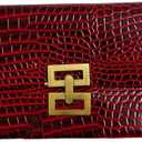 Verdusa Women's Clutch Evening Bags Trendy Envelope Handbags Metallic Purses Formal Wedding