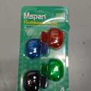 Mspan Toothbrush Head Cover Cap: Toothbrush Protector Brush Pod Case Protective Plastic Clip Bathroom Cool Stuff for Household Travel (Blue, Red, Green, Black)