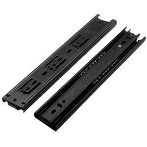 1 Pairs Ball Bearing Drawer Slides, Furniture Drawer Slides 3 Folds Extension Soft Close Guide Rail for Dresser, Cabinet, Kitchen(12in)