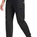 G Gradual Joggers for Women 4 Pockets High Waisted Athletic Jogger Pants Soft Sweatpants for Workout Running Travel (Black, S)