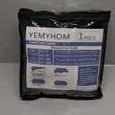 YEMYHOM Couch Cover Latest Jacquard Design High Stretch Sofa Chair Covers for Living Room, Pet Dog Cat Proof Armchair Slipcover Non Slip Magic Elastic Furniture Protector (Small, Black) (Small (31"-46"))