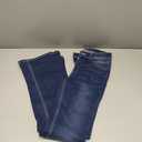 MakeMeChic Women's Low Waisted Stretch Flare Jeans Bootcut Denim Pants Size S