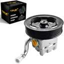 21-394 Power Steering Pump with Pulley Fits for Infiniti EX35 EX37 FX35 FX37 G35 G37 M35 M37, Power Assit Pump Assembly for Q40 Q50 Q60 Q70 Q70L QX50 QX70 370Z V6 3.5L 3.7L Replace OE# 21-415, 21-416