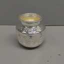 Traditional Indian Kalash (Chambu)  5 Inch German Silver Ashtalakshmi Pooja Pot for Hindu Prayer, Home Temple & Festive Rituals K2559