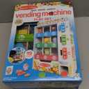 Melissa & Doug Sort-Stock-Select Wooden Vending Machine Toy with Play Food, Mini Vending Machine Toys & Play Money, Preschool Toys for Kids Ages 3+