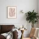 InSimSea Framed Canvas Wall Art Prints, Wall Art for Living Room Bedroom, Beige Abstract Plants Botanical Floral Line Painting Decor, Classic Retro Farmhouse Wall Shelf Decor, 12x16inch