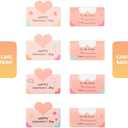 32 Pack Valentine Gifts for Kids - Cards with Mini Heart Pop Fidget Toys Bulk - Valentine Exchange for Girls Boys School Class Classroom Fidget Toys Party Favors